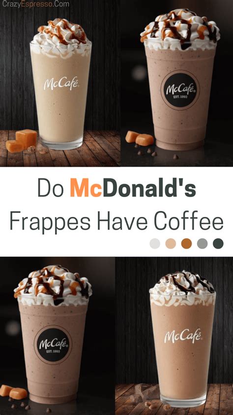 How much caffeine is in a mcdonald's frappe. Things To Know About How much caffeine is in a mcdonald's frappe. 